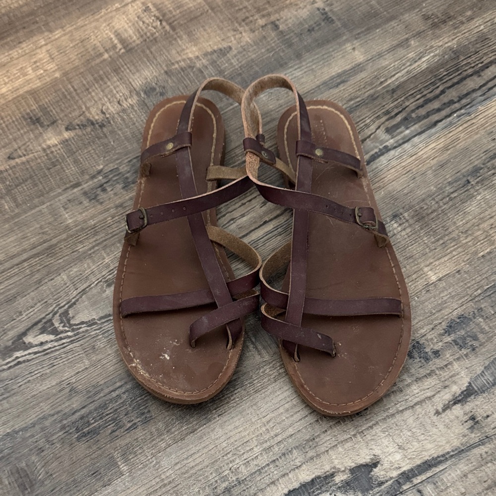 Target Brown Strappy Sandals